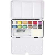 Pigment Art Aqua Aquarelverf Metallic Set 12 ½ pan - #597792