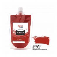 Rosa Studio Acrylverf Soft Pack 200 ml 406 Red Deep - #597181