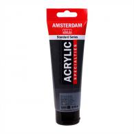 Royal Talens - Talens Amsterdam acrylverf 120 ml 850 - Metallic Zwart - #599177