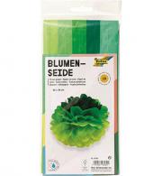 Silk Paper 10 sheets 50x70cm, Mix Green - #544974