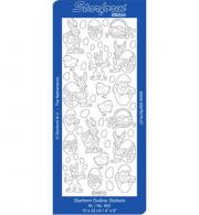 Starform Outline Sticker, Goud, 880 - #551136