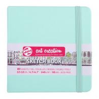 Talens Art Creation - TAC Schetsboek 12x12 cm 140 gr 80 vel Mintgroen - #596764