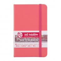 Talens Art Creation - TAC Schetsboek 9x14 cm 140gr 80 vel Koraalrood - #596967
