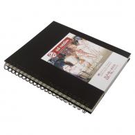 Talens Art Creation - TAC Spiraal Schetsboek 21,5x28 cm 110gr 80 vel Zwart - #596697