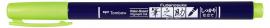 Tombow Fudenosuke Hard Tip Brush Pen Neon Groen - #593683