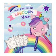 Wins Holland - Wins Kartonnen Maskers Unicorns 4 stuks - #595813