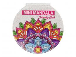 Wins Holland - Wins Mini Mandala Kleurboek Rond Roze 12 x 12 cm - #599192